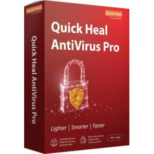 QUICK HEAL Anti-virus 1 User 1 Year  (CD/DVD)